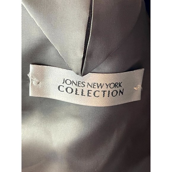 Jones New York Mens 100% Wool Blazer Coat Jacket Single Breasted Gray Size 42 - Picture 7 of 8